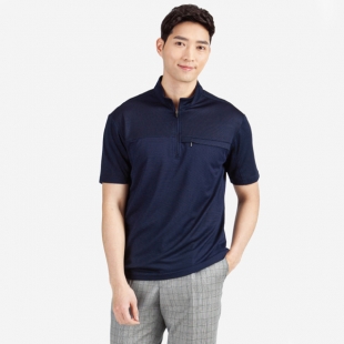 [아트윈] 투톤 집업 셔츠 (T-155, 156) [작업복 근무복 회사단체복 현장유니폼]